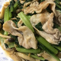 keikiyokoh's cooksnap of when they made 豚バラと小松菜の味噌マヨ炒め.