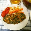 ビルメンズ's cooksnap of when they made 長いも&モロヘイヤ玉子焼き.