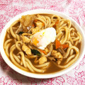 ゆにこーん☆'s cooksnap of when they made ＊カレーうどん　とろとろ温卵のせ＊.