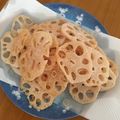 なごり's cooksnap of when they made 簡単！水煮レンコンで堅揚げチップス♪.