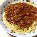 ☆kiko★'s cooksnap of when they made トマト缶不要♥簡単ミートソーススパゲティ.