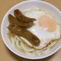 きらり流れ星's cooksnap of when they made お1人様ズボラ飯☆プチ贅沢？高カロうどん.