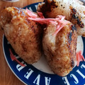 むにむに驚愕's cooksnap of when they made 男の簡単紅ショウガ焼きおにぎり.