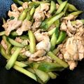 シンタニ's cooksnap of when they made 豚細切れとキュウリのポン酢炒め.