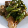 ユーロン's cooksnap of when they made 万願寺とうがらしと鶏肉のポン酢醤油炒め.