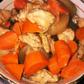 ムッぴょん's cooksnap of when they made めんつゆで作る 大根と鶏肉の煮物.