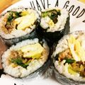 mokachel's cooksnap of when they made 手作りキンパ♪簡単でごま油香る♪.