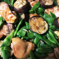 クックLHS182☆'s cooksnap of when they made 鶏むね肉となすのバターしょうゆ炒め.