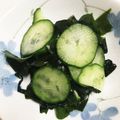 へい♡ゆー♡'s cooksnap of when they made 寿司酢できゅうりとワカメの酢の物.