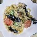 どやどや's cooksnap of when they made 海苔の佃煮パスタ【かき醤油】.