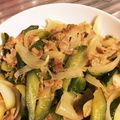 ちろまつ's cooksnap of when they made きゅうりとプチトマト、豚肉の黒酢炒め.