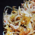 柚ゆずyuzu's cooksnap of when they made ご飯と合う！激旨！豚キムチ炒め☆.