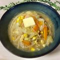 ３匹の大ぶたママ's cooksnap of when they made 野菜味噌バターラーメンのスープ.