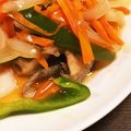 はたれん's cooksnap of when they made カレイ唐揚げ（天ぷら）野菜甘酢あん♪.