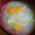にゃ★にゃ's cooksnap of when they made 野菜炒めの味噌汁.