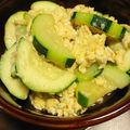 おかぁ50's cooksnap of when they made 簡単絶品・卵とズッキーニの塩炒め.