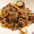 romaric's cooksnap of when they made 簡単！豚ひき肉となすのポン酢炒め.