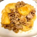 W♡kitchen's cooksnap of when they made お酢が入った豚肉とじゃがいもの甘辛炒め♡.
