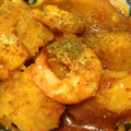 creeeampan's cooksnap of when they made ジャガイモとエビとタコの味噌炒め♪.