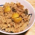 shiori0327's cooksnap of when they made 秋！栗・しめじ・鶏肉・人参の炊き込みご飯.