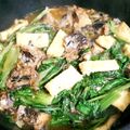 どんがらがっしゃっん's cooksnap of when they made 子供に人気♪小松菜の煮物☆サバ缶入.