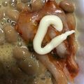 ma___111's cooksnap of when they made ごま油が決めてのキムチマヨ納豆♡.