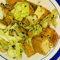 teast's cooksnap of when they made 簡単♪厚揚げとキャベツのごま味噌和え.