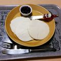 とめにゃん☆'s cooksnap of when they made ホエーとHMのみ☆真っ白なパンケーキ♡.