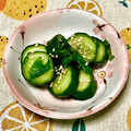にきけん's cooksnap of when they made きゅうりと大葉の浅漬け.