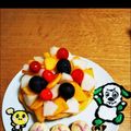 モグモグママ☆'s cooksnap of when they made わんわんとうーたん☆誕生日ケーキプレート.