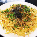YUKAbuudaZ's cooksnap of when they made ♫納豆と塩辛の和風パスタ♫.