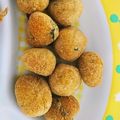 くりんきんとん's cooksnap of when they made 離乳食手づかみ☆さつまいものきな粉団子.