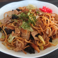 プニのふ04's cooksnap of when they made 和風焼きそば☝めんつゆ簡単創味のつゆ味❤.