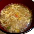 stella04's cooksnap of when they made ふわふわ卵×蟹カマで❀中華風コーンスープ.