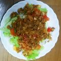 ユッキー1119's cooksnap of when they made タコライス☆アレンジでうどん★そうめんも.