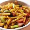 ミルクはる's cooksnap of when they made 旦那の愛するマカロニ＊豚炒め　お弁当ＯＫ.