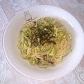 ＨＯ☆ＭＩ's cooksnap of when they made 混ぜるだけ！アボカドの塩昆布パスタ.