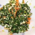 卵せんべい's cooksnap of when they made ニンジンの間引き菜で…白和えと胡麻あえ.