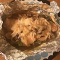 クックD4LCV2☆'s cooksnap of when they made 鮭の味噌チーズホイル焼き.