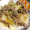 クックEAKVSQ☆'s cooksnap of when they made 白菜と豚こまの味噌炒め.