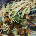 ひなたのねこやなぎ's cooksnap of when they made 簡単、なすともやし豚こまのマヨポン炒め。.