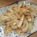 きらり流れ星's cooksnap of when they made キノコとちくわのだしポン炒め.