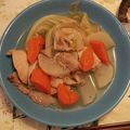 ぴあののりこ's cooksnap of when they made 鶏もも肉と大根のポトフ風スープ.