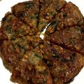 ★ブラックキティ★'s cooksnap of when they made じゃがいもで☆納豆のチヂミ風.