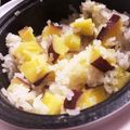 テレビが無い's cooksnap of when they made ホクホク甘い☆さつまいもご飯.