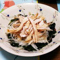 こともみ's cooksnap of when they made ゆで鶏と海藻の玉ねぎ和風サラダ.