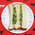 こげ岡's cooksnap of when they made きゅうりきゅうりサンドイッチ。.
