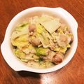 yuka119's cooksnap of when they made 白菜とウィンナーのミルク煮.