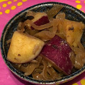 kyobobo's cooksnap of when they made レンジ時短！さつまいもとしめじの甘辛炒め.