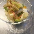えびえり's cooksnap of when they made アボカド✿かにカマ✿卵のポン酢和え.